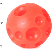 Omega Paw Tricky Treat Ball, Large, Orange Product Photo 1