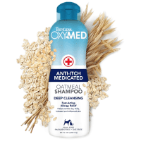 TropiClean OxyMed Pet Anti Itch Oatmeal Shampoo review