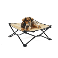 Coolaroo On The Go Elevated Pet Bed, Standard, Desert Sand review