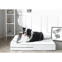 KOPEKS Orthopedic Memory Foam Dog Bed with Pillow Product Photo 1