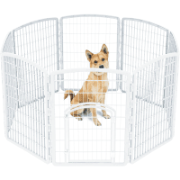 Corralito de ejercicio IRIS USA para mascotas de 8 paneles con puerta reseña
