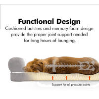 Forever Friends Orthopedic Memory Foam Dog Bed Product Photo 1