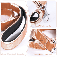 Grand Line Correa para perros de cuero sintético PU resistente Product Photo 1