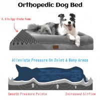 Yiruka Orthopedic Extra Large Dog Bed Washable Product Photo 2