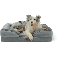 Bedsure Orthopedic Dog Sofa with U-Shape Bolster review