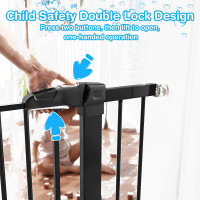 OTTOLIVES Adjustable Dog Gate Product Photo 2