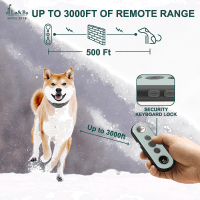 Lu&Ba Waterproof Dog Training Collar with Remote Product Photo 2