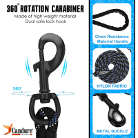 CANDURE Soft Padded Reflective Dog Leash Product Photo 2