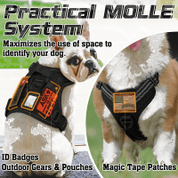 Rabbitgoo Tactical No Pull Service Dog Harness Product Photo 2