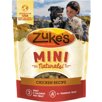 Zuke's Mini Naturals Chicken Training Dog Treats reseña