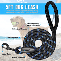 CANDURE Soft Padded Reflective Dog Leash Product Photo 1