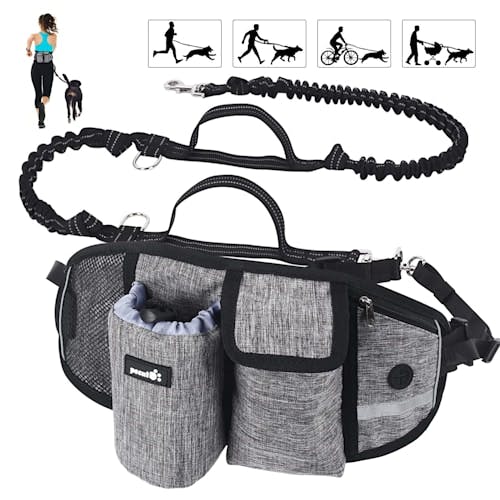 Pecute Hands Free Dog Running Lead with Waist Bag Product Thumbnail 0