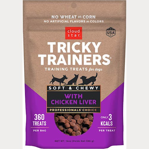 Bocadillos para perros Cloud Star Chewy Liver Tricky Trainers Product Thumbnail 0