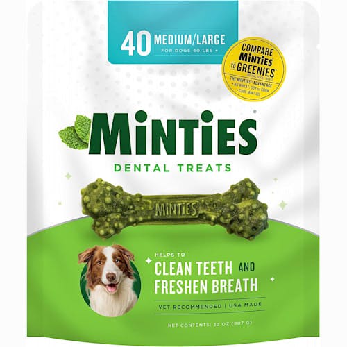 Minties VetIQ Dental Chews para perros medianos y grandes Product Thumbnail 0