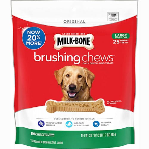 Milk-Bone Large Tratamientos Dentales Diarios para Perros, 25 unidades Product Thumbnail 0