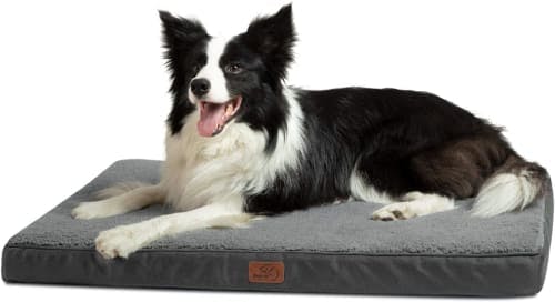 Bedsure Orthopedic Dog Bed with Sherpa Cover review