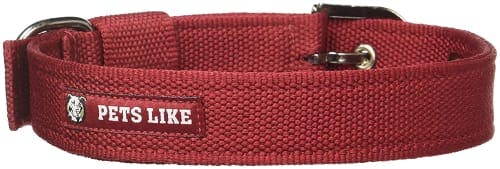 Pets Like Poly Collar, Maroon (32mm) review