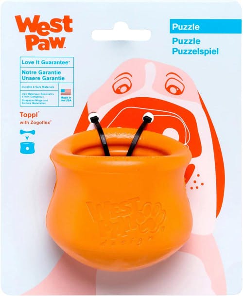 Juguete para perro West Paw Toppl reseña