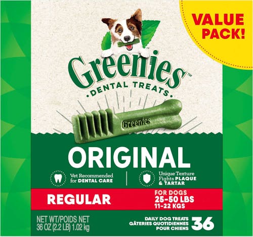 Greenies Original Dental Treats para perros reseña