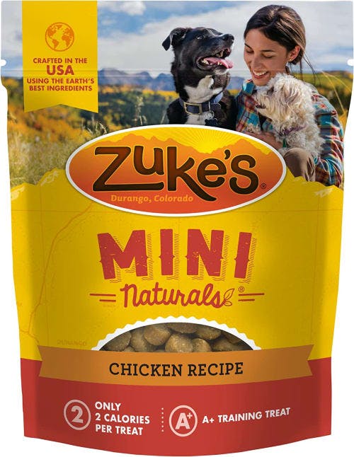 Zuke's Mini Naturals Chicken Formation Friandises pour chiens critique